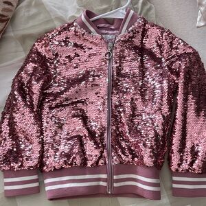 Urban Republic, little girl Sparkling Pink Sequin Jacket, M 5/6, NWT